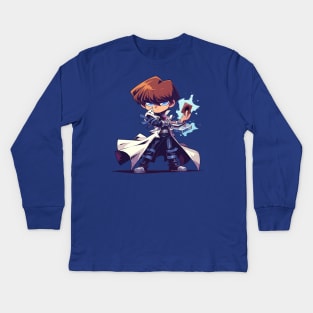 seto kaiba Kids Long Sleeve T-Shirt